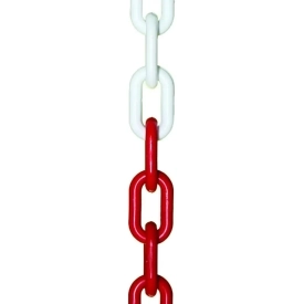 Plastová Řetěz Červeno / Bílá